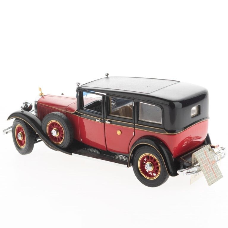 1:24 Scale 1935 Red Mercedes Benz 770k Diecast Franklin Mint Precision Model Vehicle photo furniture