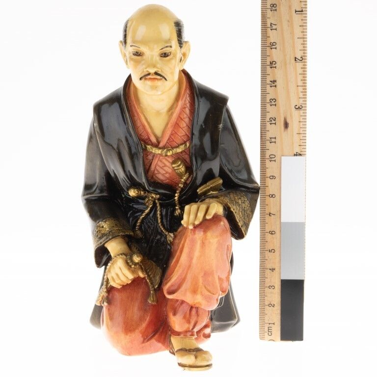 Antique Art Deco Italian Figure Of A Chinese Man photo for sale