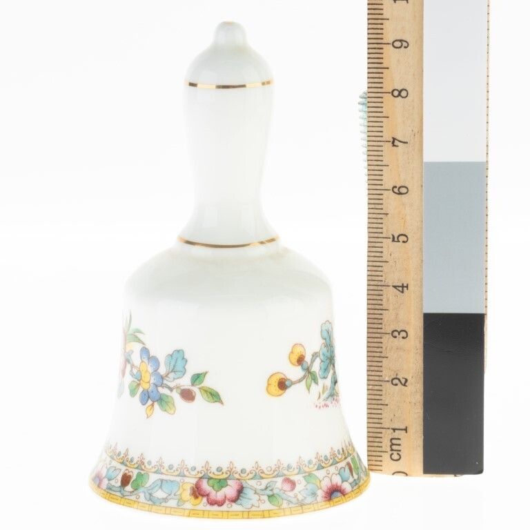 Coalport English Porcelain Ceramic Chinese Blossoms Pattern Table Bell photo for sale