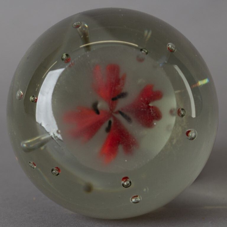 Mid Century Murano Venetian Hand Blown Glass Paperweight photo furniture