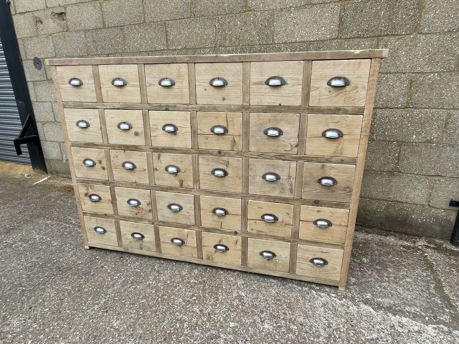 Large Handmade Apothecary Chest photo vintage