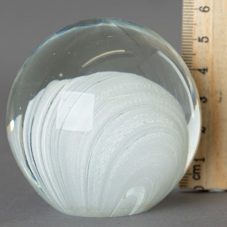 Mid Century Hand Blown Glass Paperweight photo Home Decor