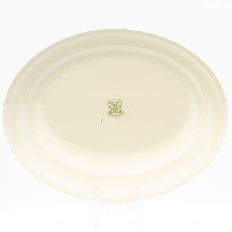 Antique Staffordshire New Hall Porcelain Ceramic Pottery Oval Tray photo furniture