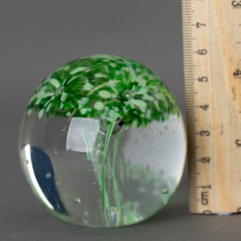 Mid Century Guernsey Island Studio Hand Blown Glass Paperweight photo Home Decor