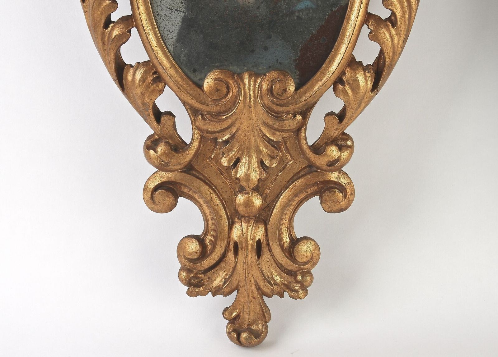 Pair Of 19th Century Italian Gilt Wall Mirrors, Handcarved   It Ca. 1850 photo 3130.0