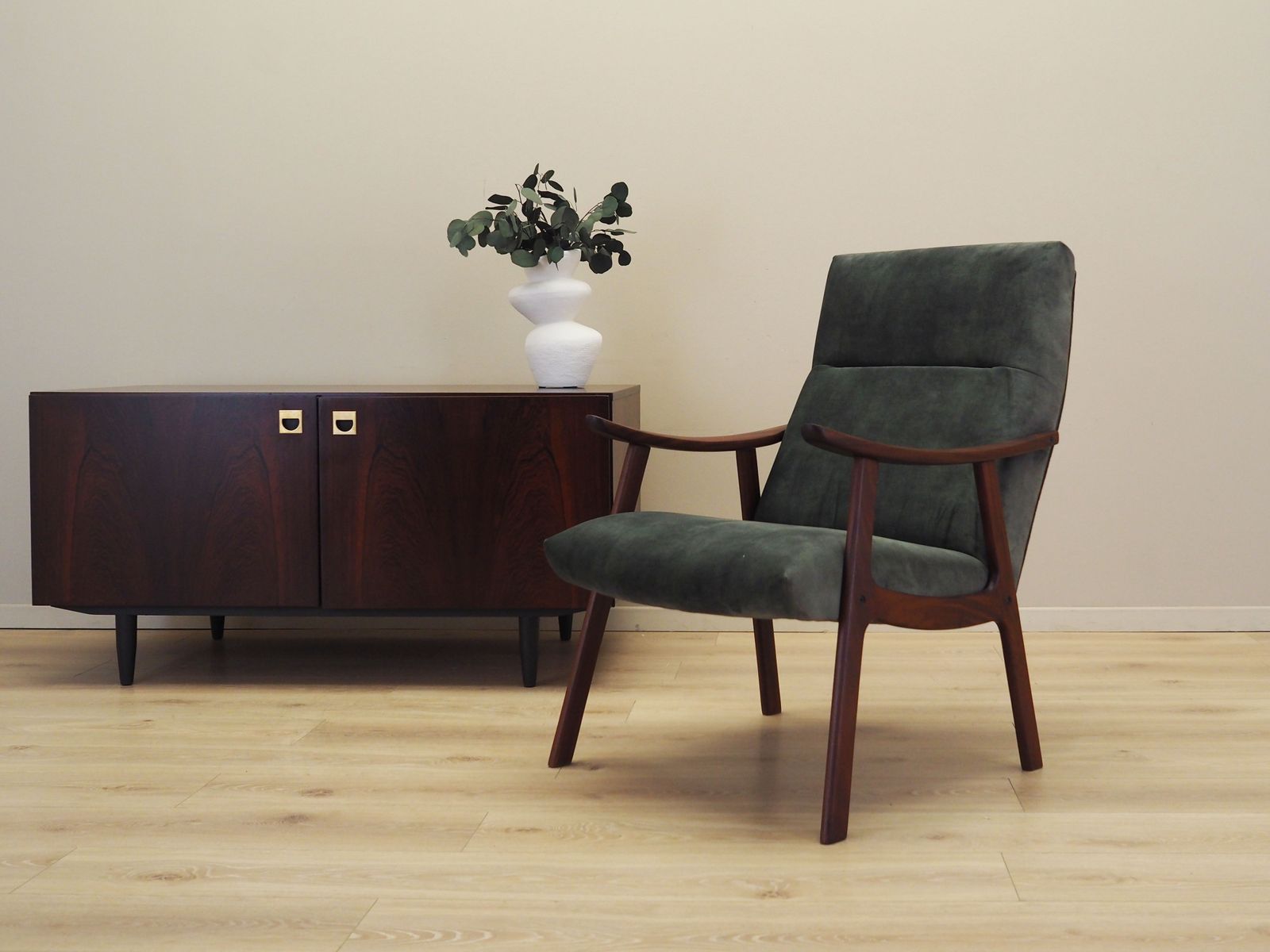 Teak Armchair, Danish Design, 1970s, Production: Denmark photo furniture