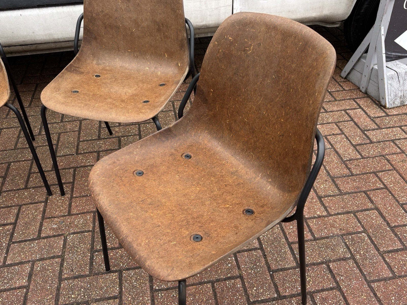 Designer Vepa Hemp Chairs. Set Of 4. Stacking Chairs. photo furniture