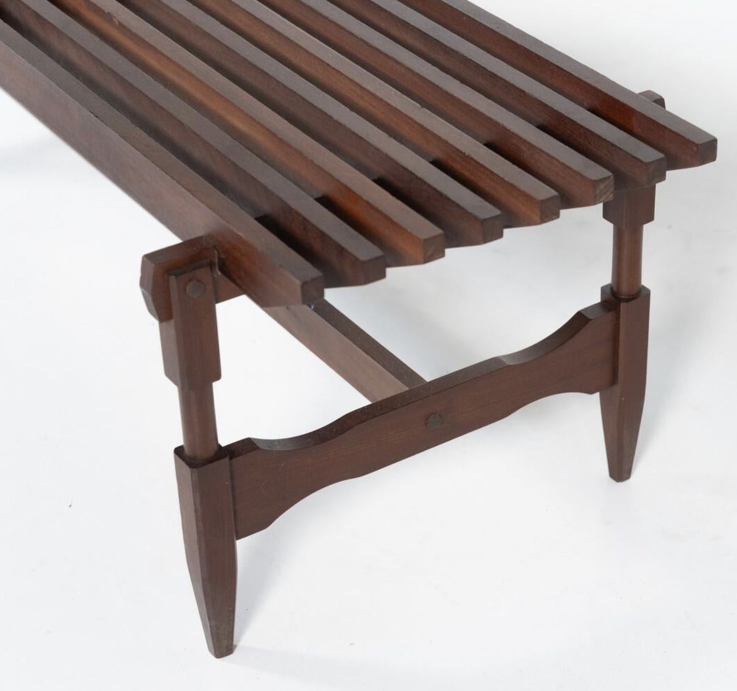 photo for sale Mid Century Modern Wooden Bench By Ico And Luisa Parisi, Italy, 1950s