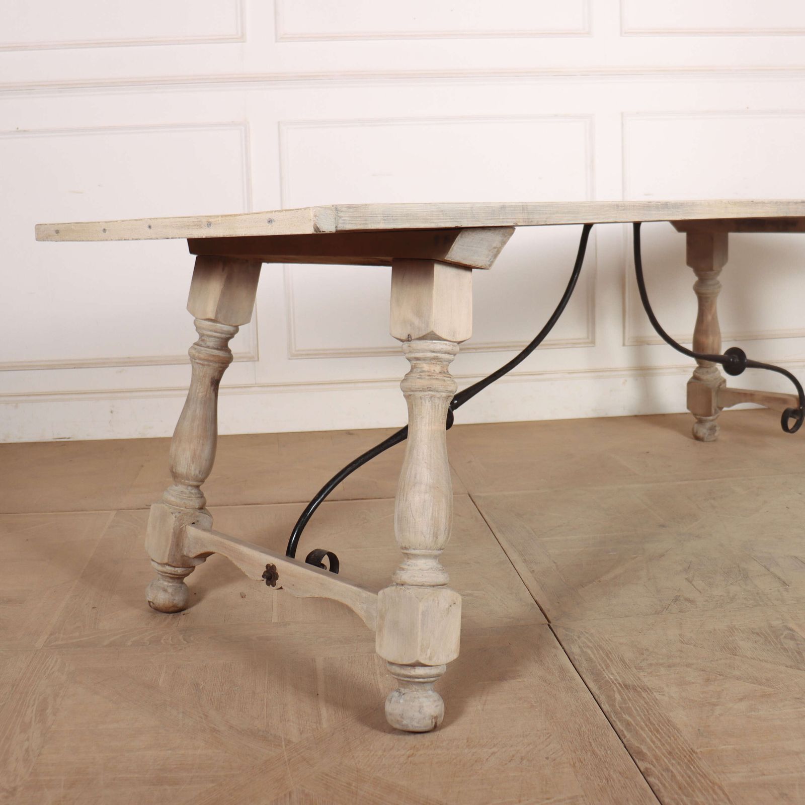 Spanish Chestnut Dining Table, 1920s photo furniture