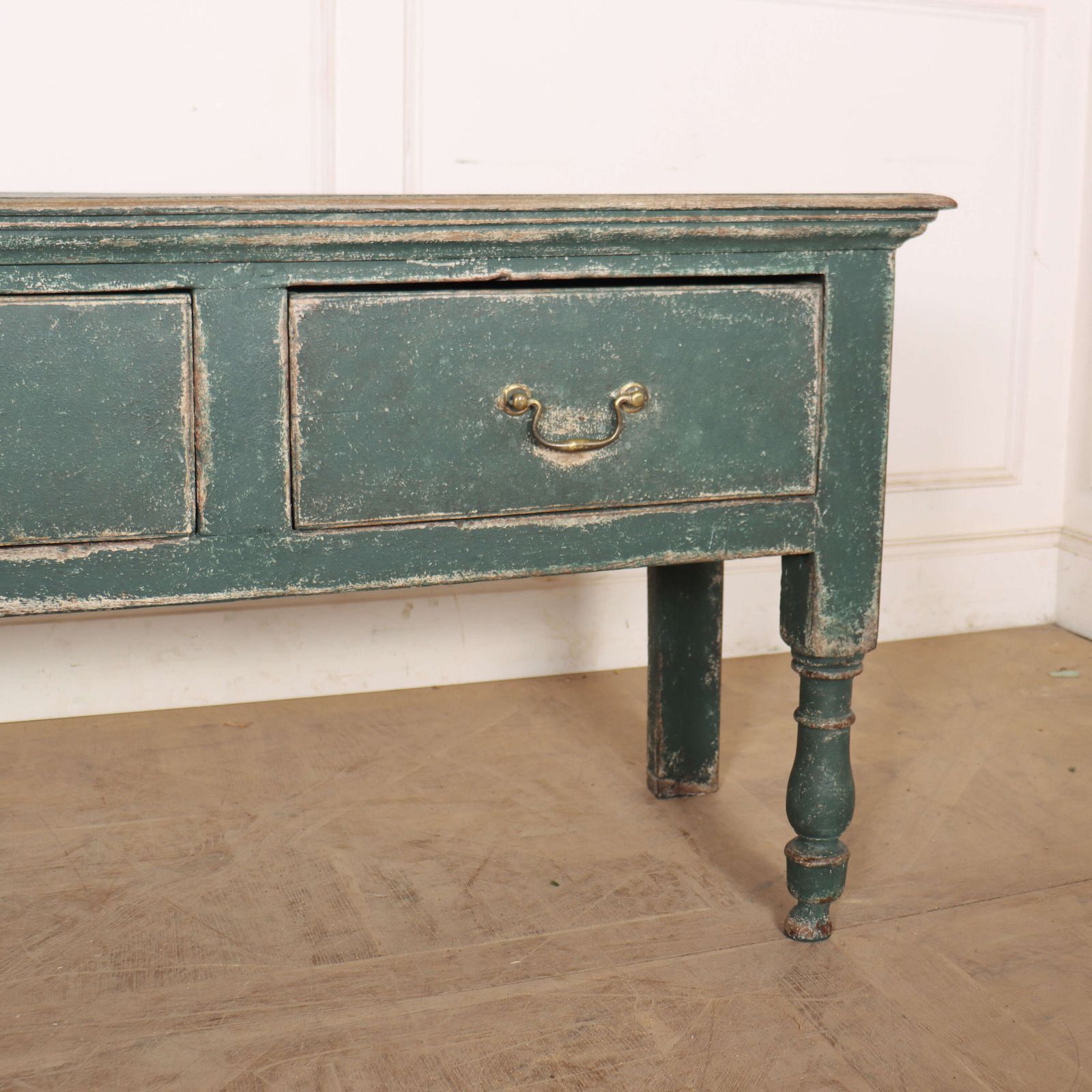 English Painted Dresser Base, 18th Century And Earlier photo Furniture