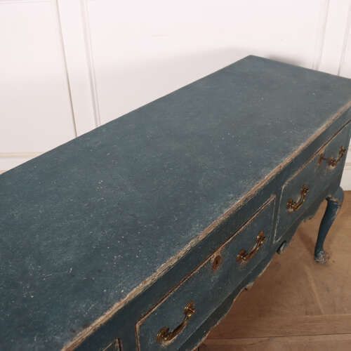 3840.0 English Painted Dresser Base, 1700s photo
