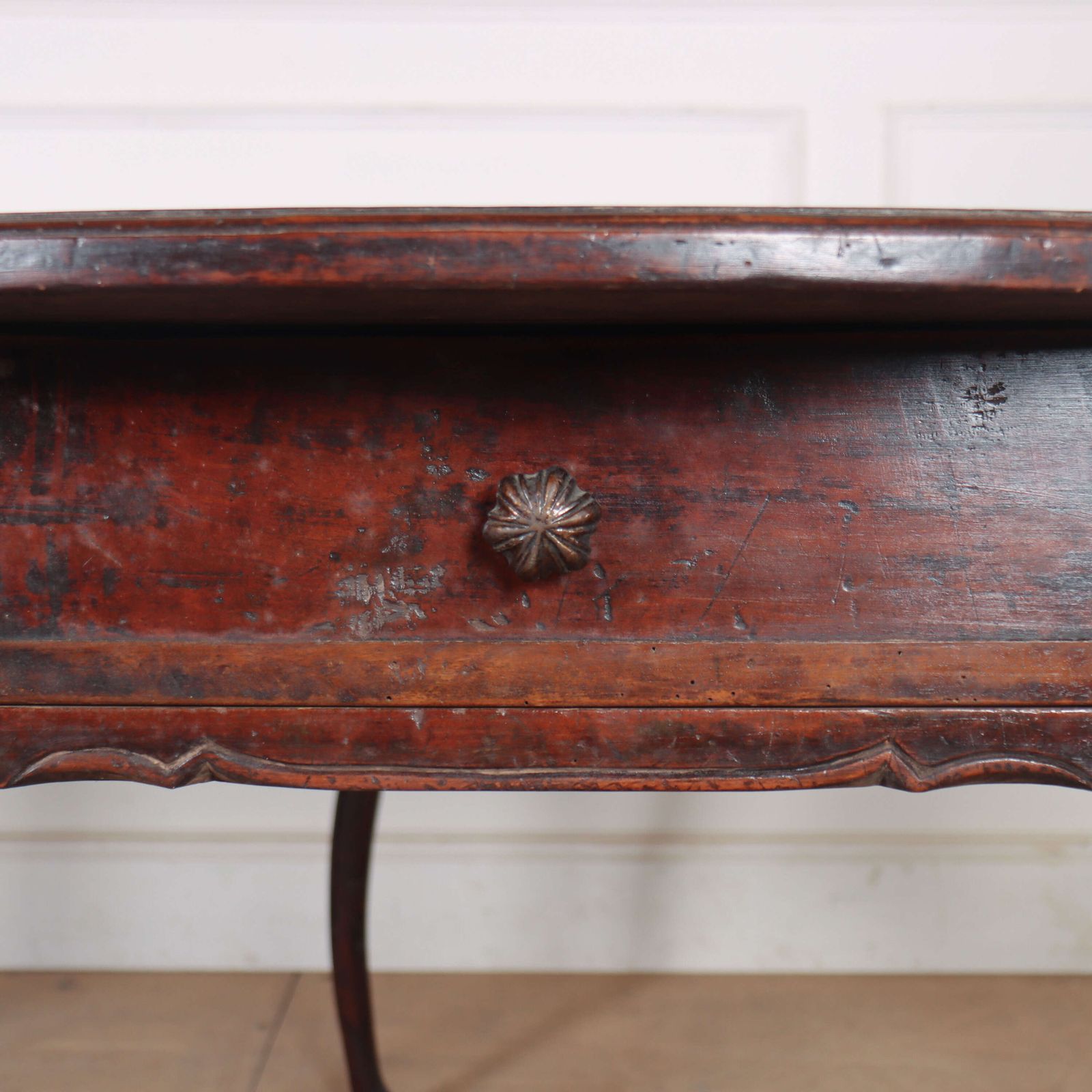 Pair Of Italian Demi Lune Console Tables photo for sale