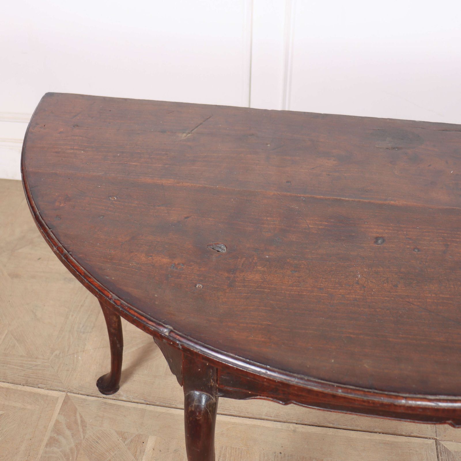 Pair Of Italian Demi Lune Console Tables photo vintage