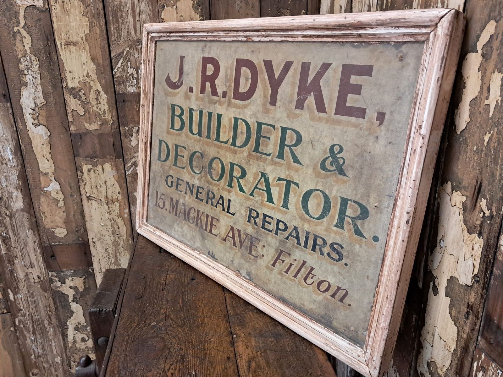 Vintage Builders Sign photo buy