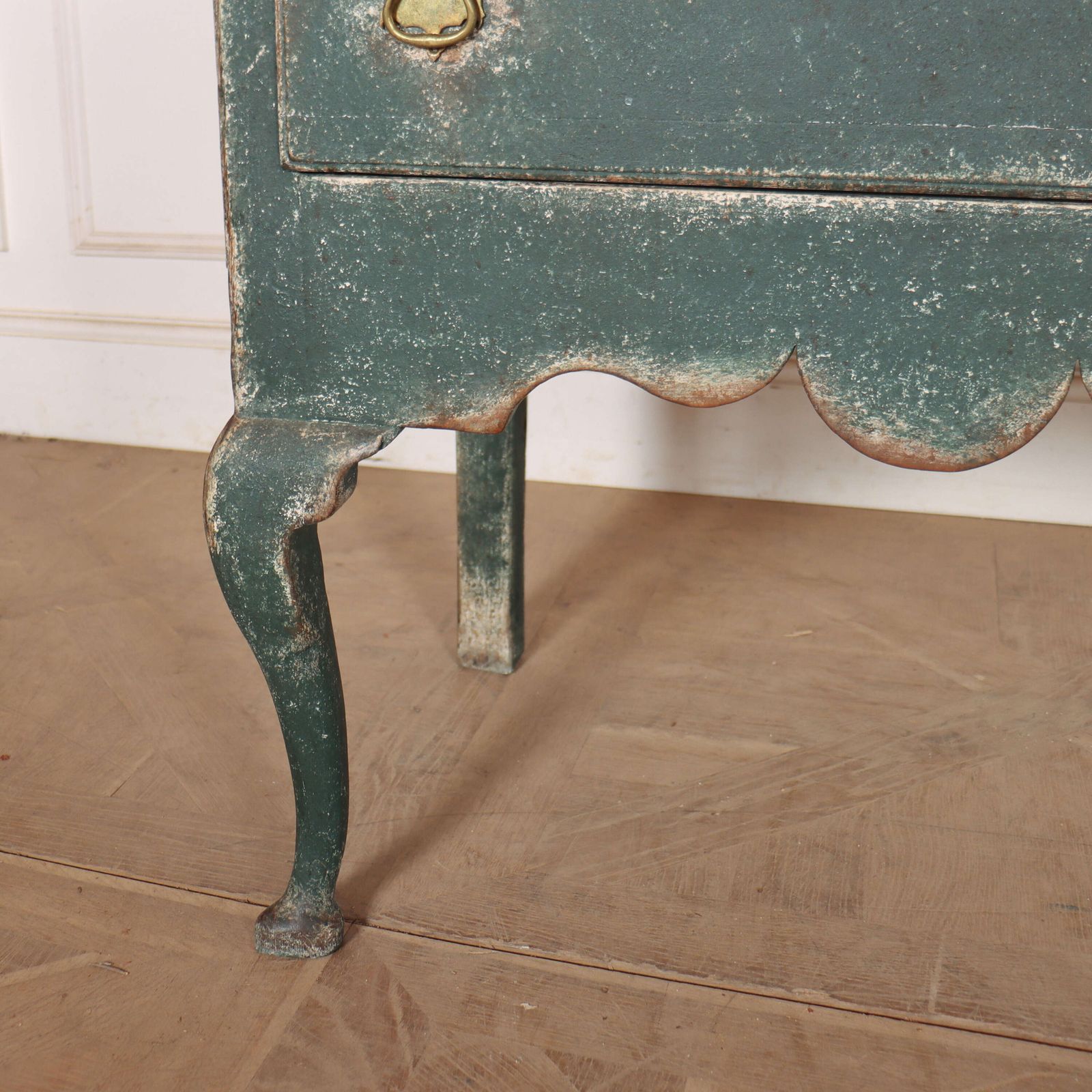 Large English Dresser Base, 1700s photo vintage