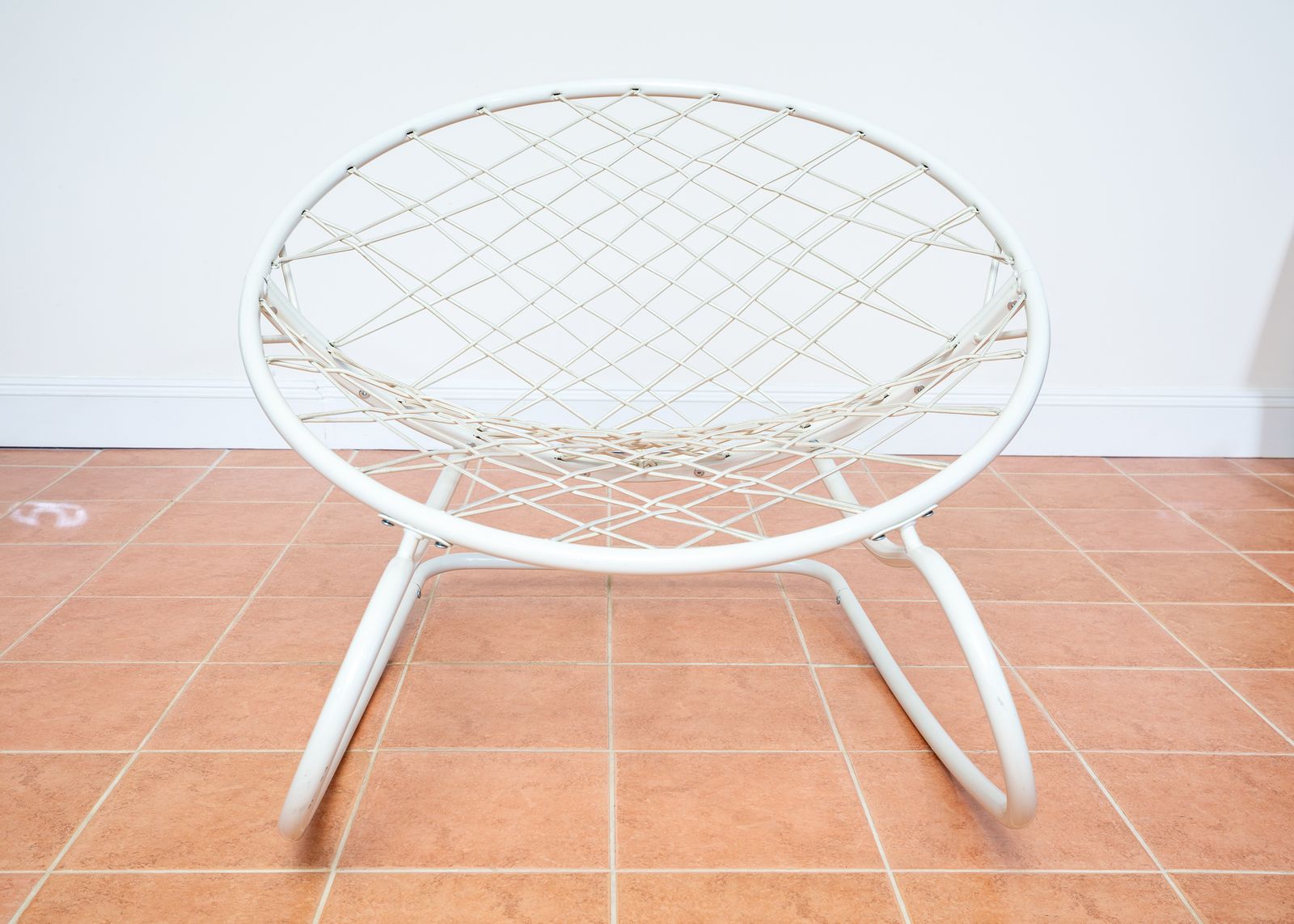 875.0 Futuristic Rocking Chair Danish Large White Space Age Minimalist Architectural By Niels Gammelgaard Axvall Avante Garde Sculptural Bauhaus Mcm photo