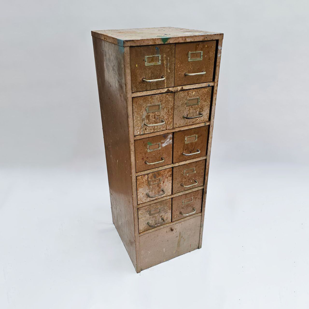 Large 1950's Industrial Drawers With Patina