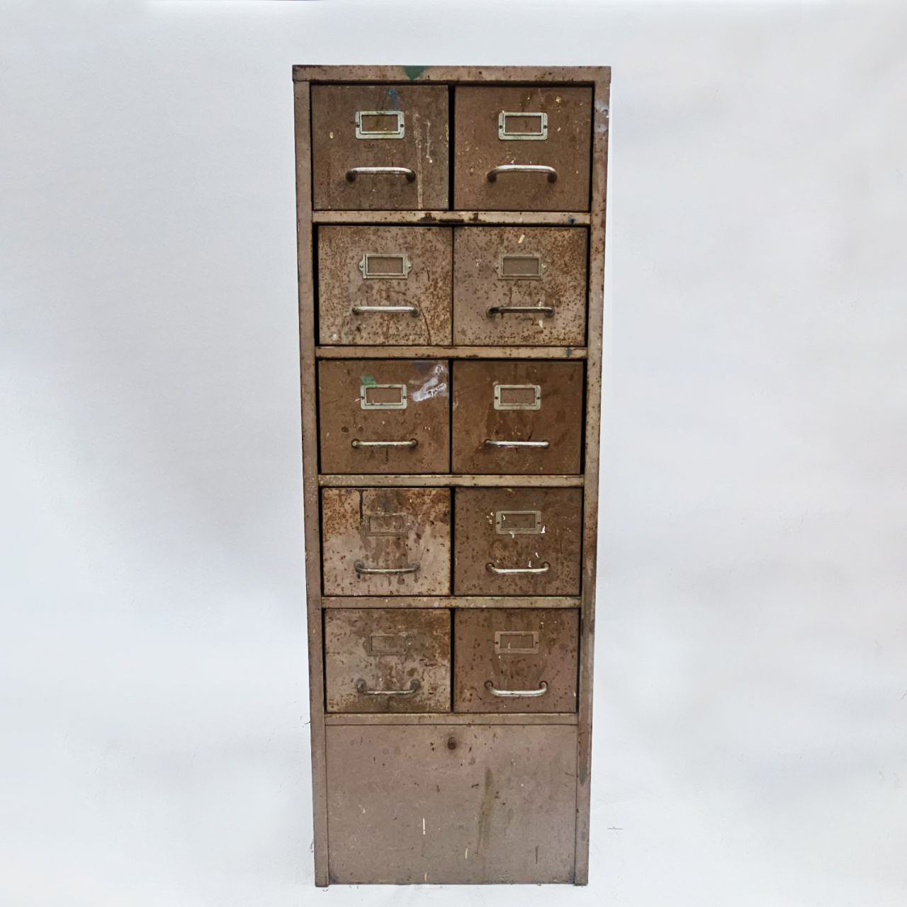 Large 1950's Industrial Drawers With Patina photo furniture