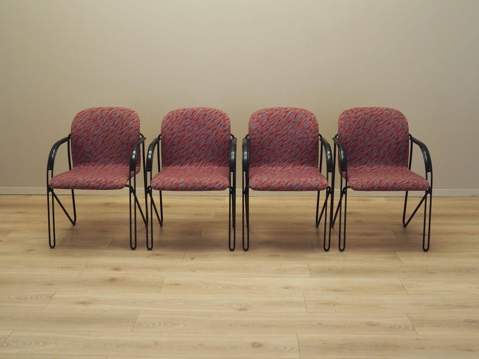 Set Of Four Chairs Italian Design 1980s  Production Italy photo furniture