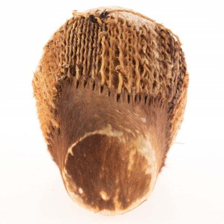 Antique African Tribal Animal Hide Wooden Drum photo Home Decor