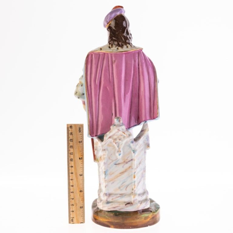 Large Continental Porcelain Ceramic Figure 19th Century photo for sale
