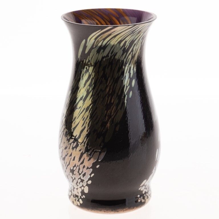 Vintage Hand Blown Studio Glass Vase