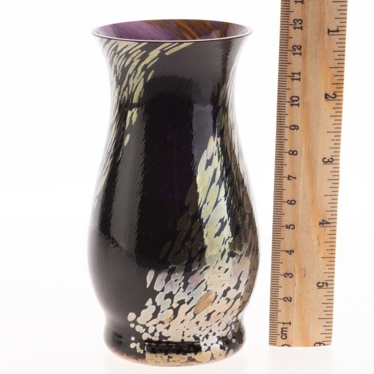 Vintage Hand Blown Studio Glass Vase photo for sale