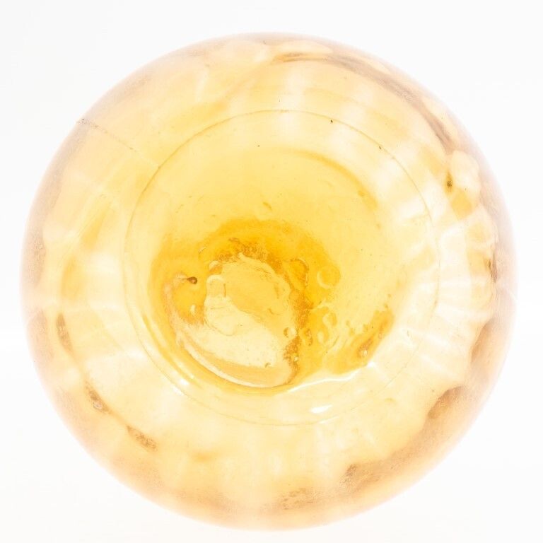 Antique Amber Glass Decanter Bottle photo furniture