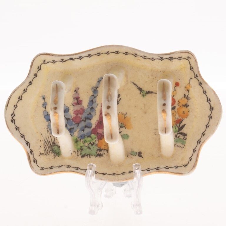 Antique Art Nouveau Style T. Goode & Co Porcelain Ceramic Toast Rack photo furniture