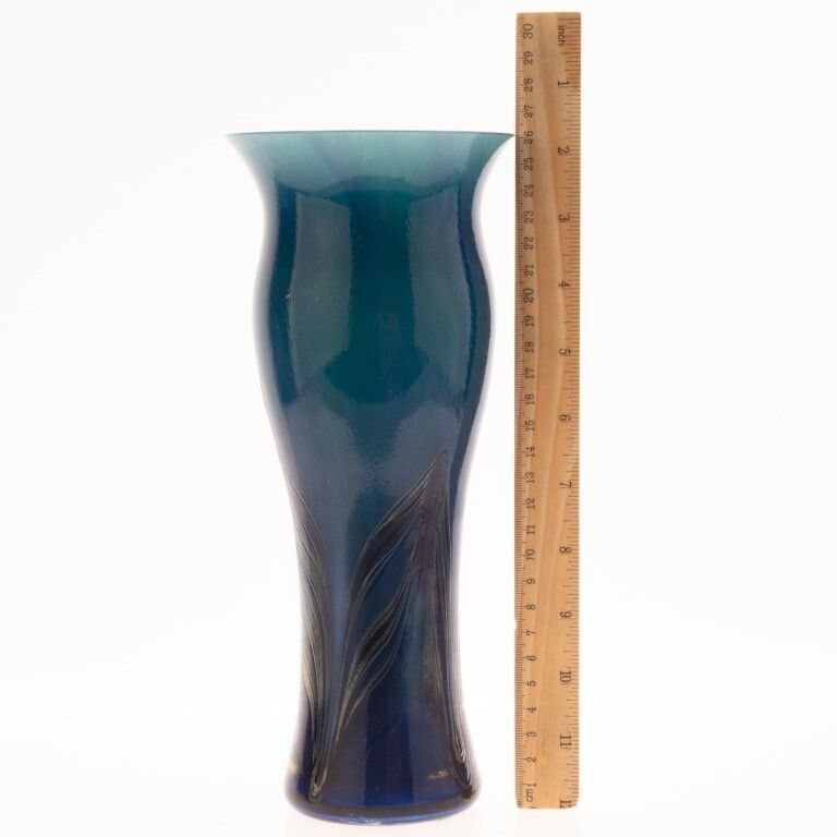 Caithness Scottish Glass Art Nouveau Style Vase photo Home Decor