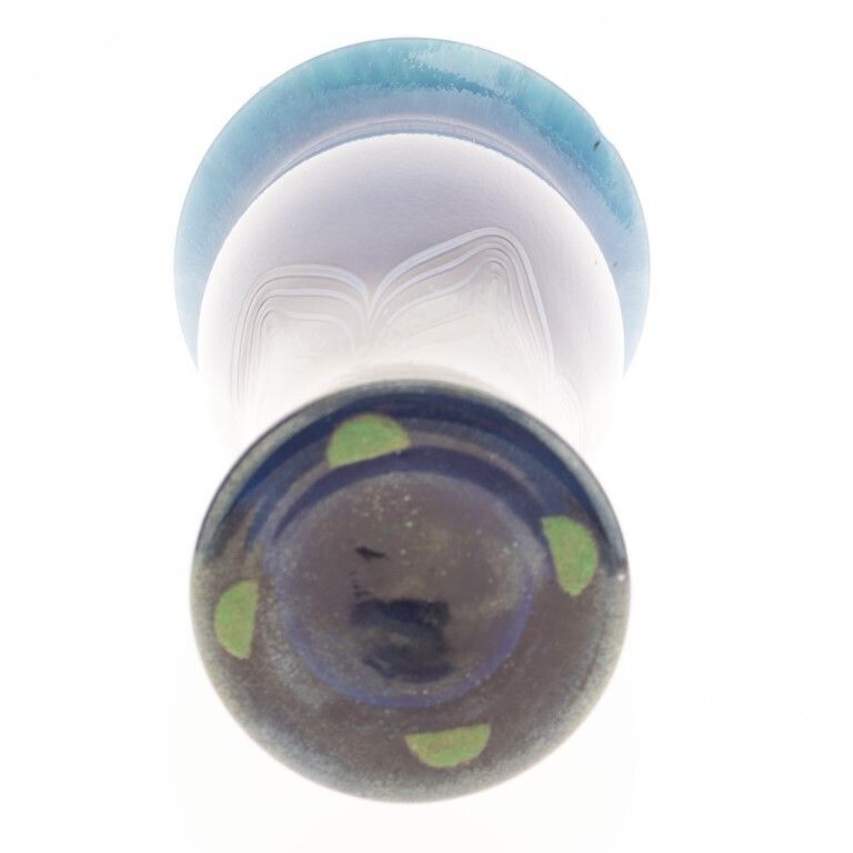 Caithness Scottish Glass Art Nouveau Style Vase photo furniture
