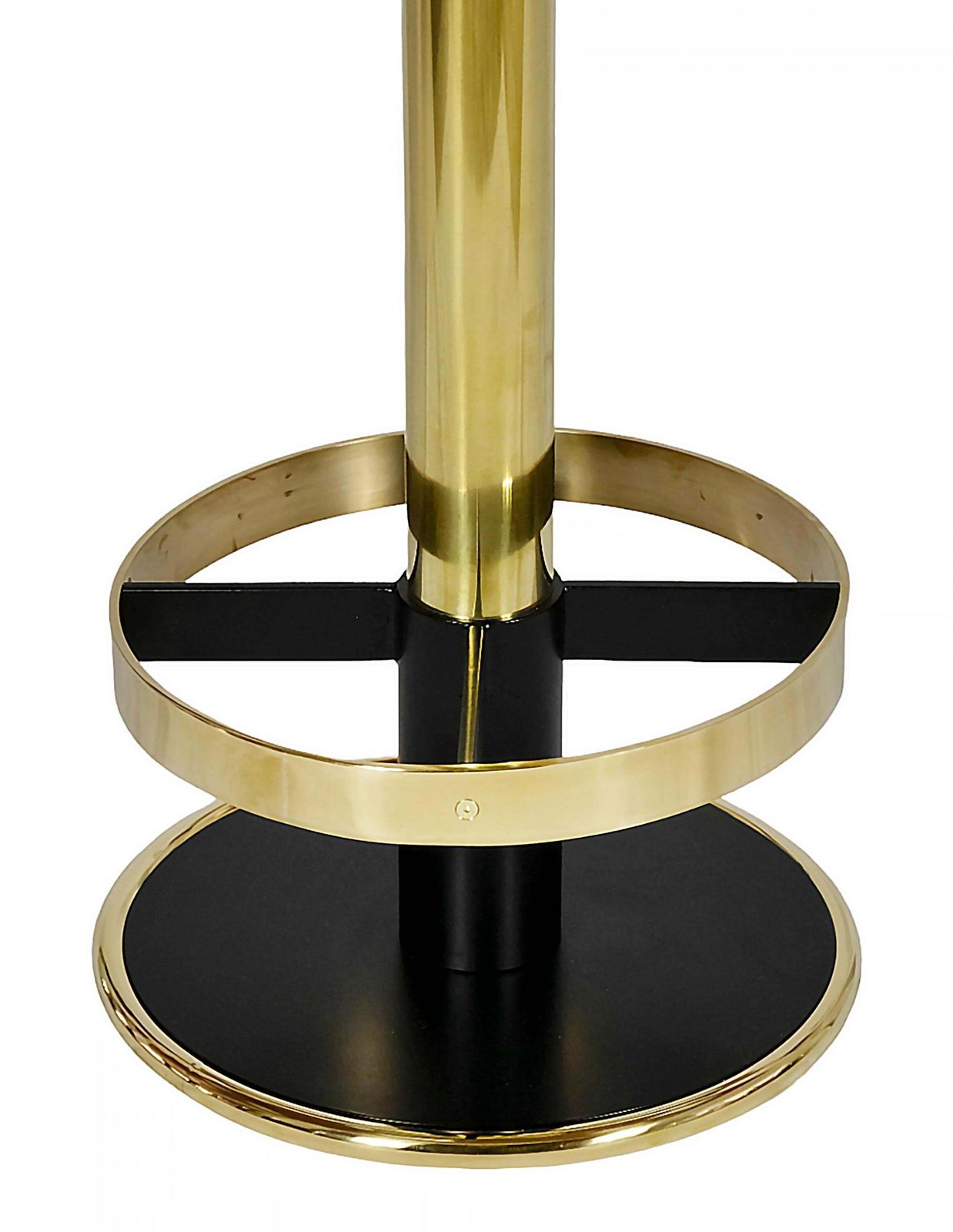 Set Of 4 Pcs. Mid Century Italian Brass Bar Stools/Chairs photo Furniture
