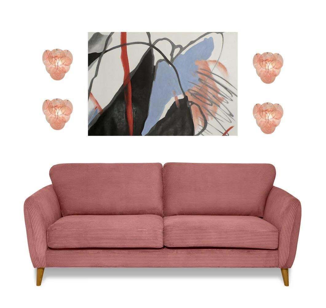 Pair Of Wall Sconces Murano Discs photo furniture