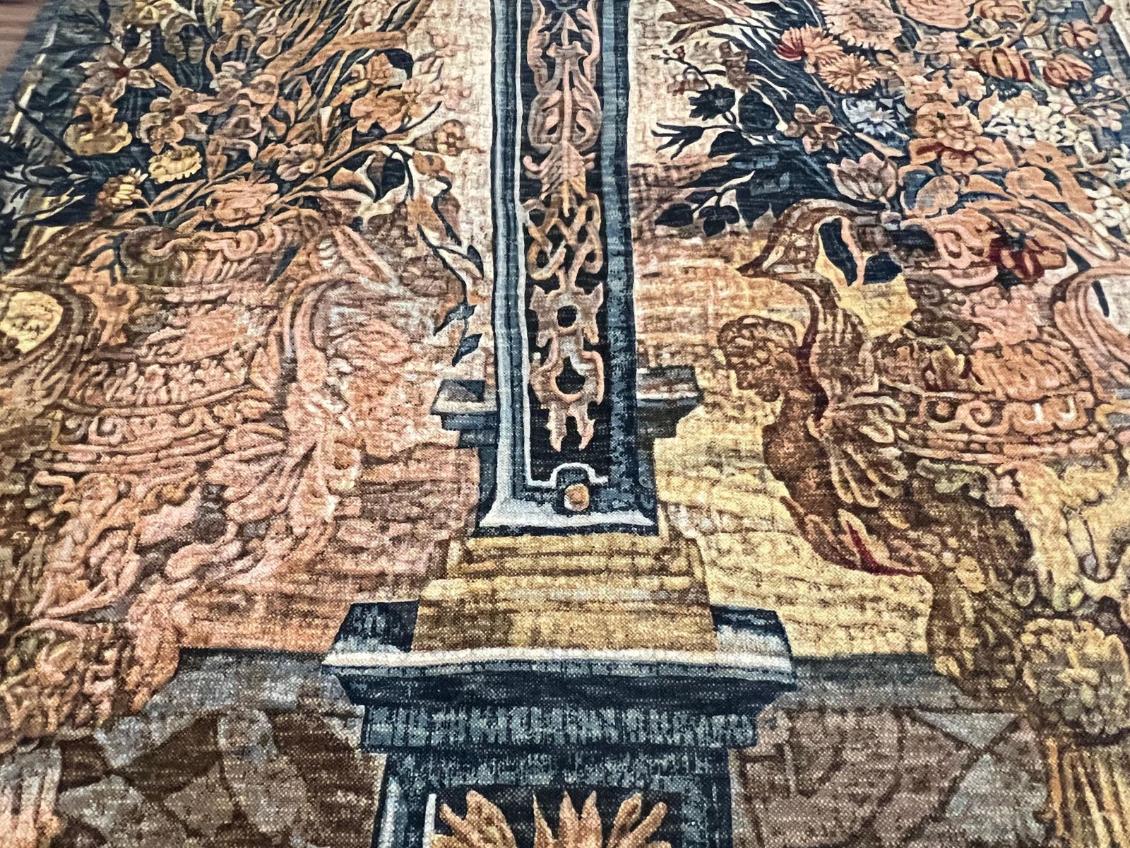 "Colonnades" Tapestry 1980c photo Art