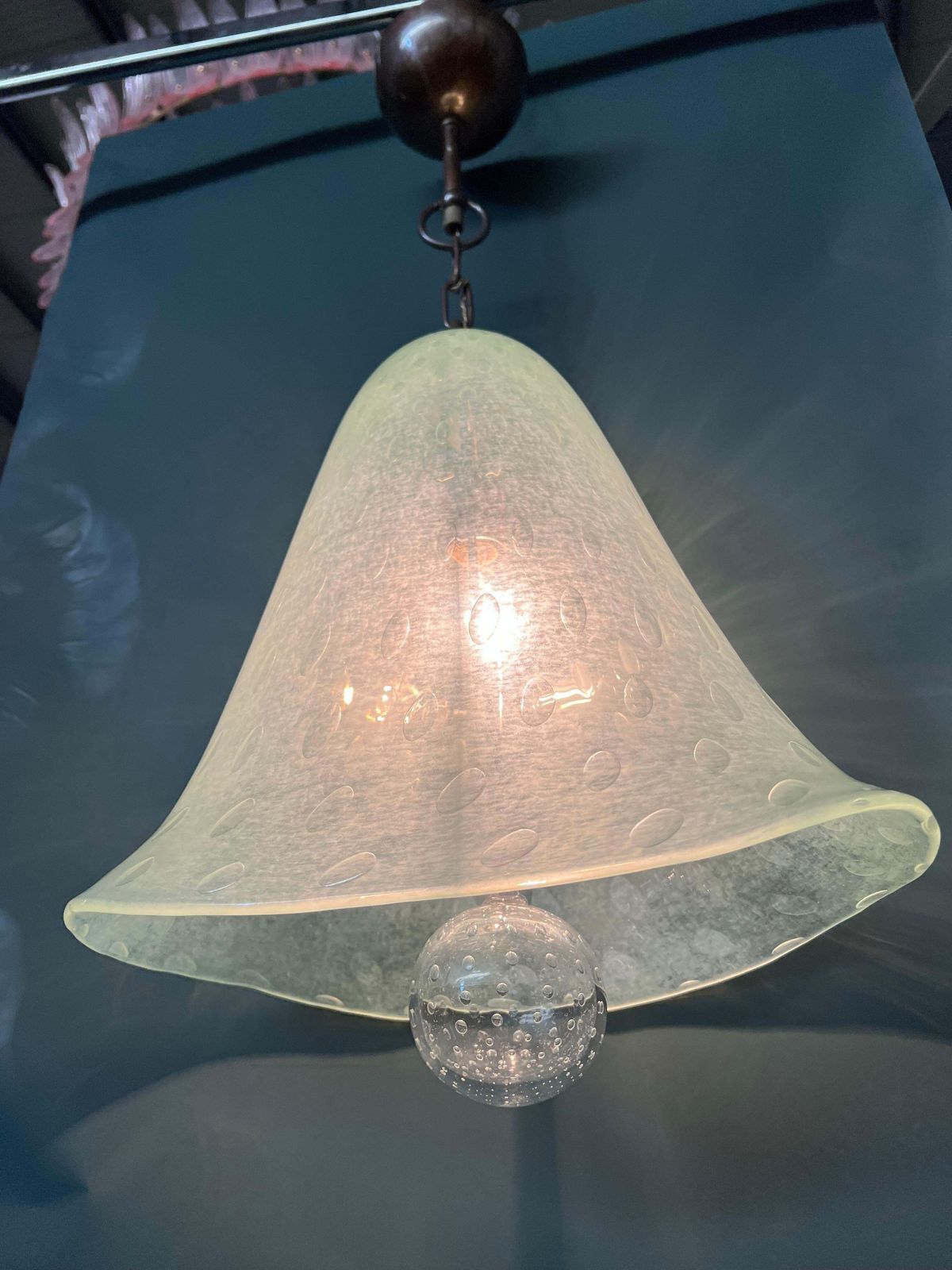 Lantern Chandelier By Barovier & Toso, Murano photo Lighting