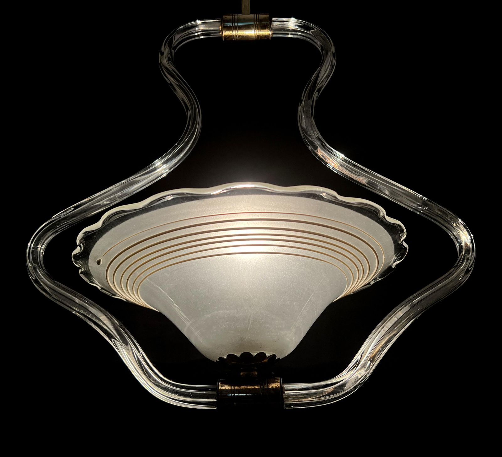 photo vinterior Chandelier By Barovier & Toso, Murano, 1950s