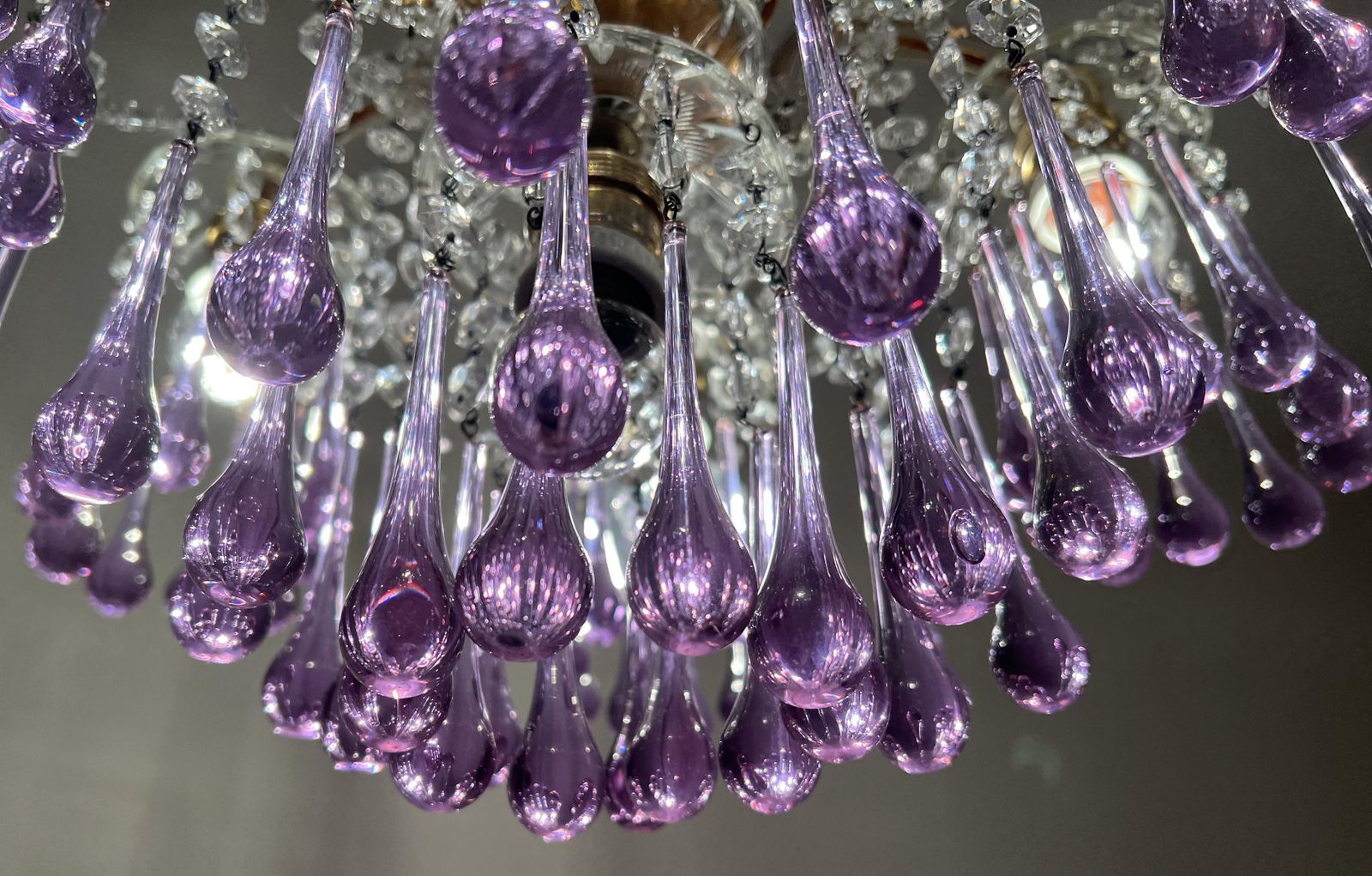 Liz Taylor's Tears Murano Chandelier 1950s photo buy