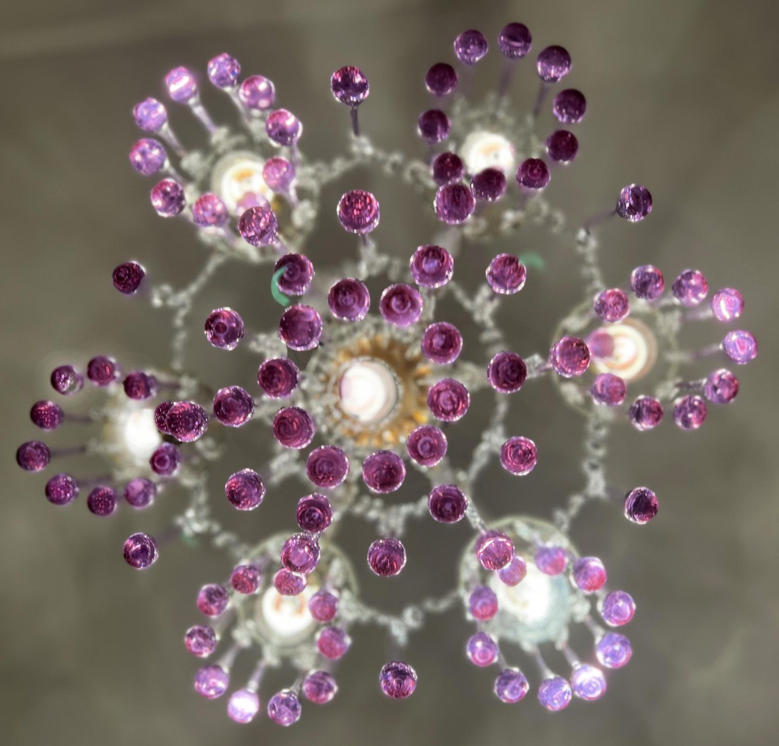 photo for sale Liz Taylor's Tears Murano Chandelier 1950s