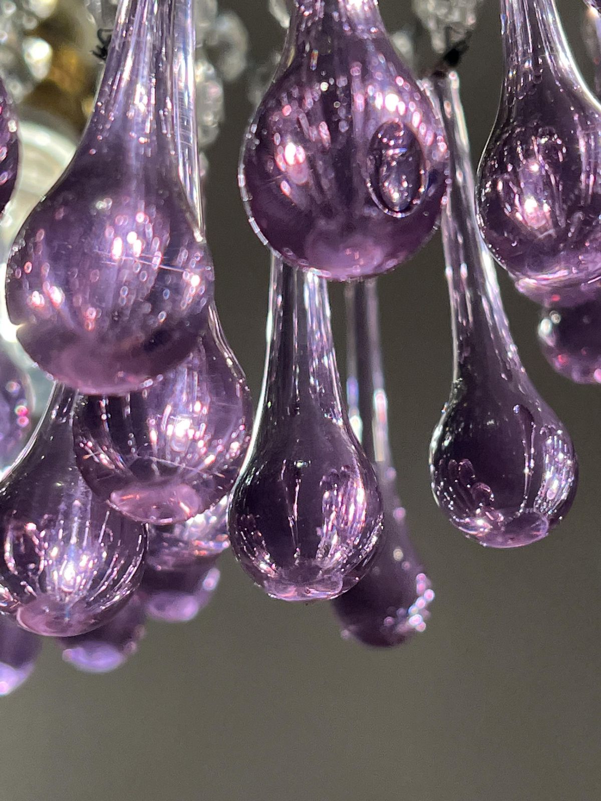 Lighting Liz Taylor's Tears Murano Chandelier 1950s photo