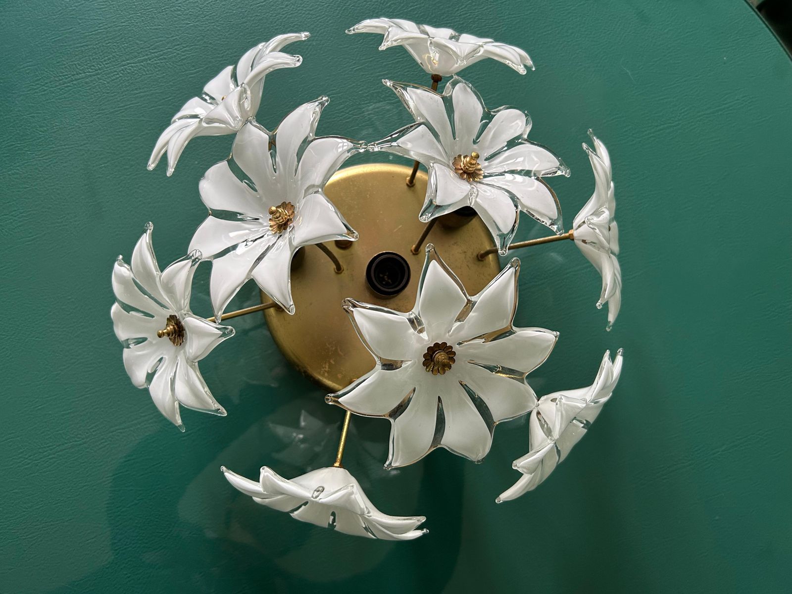 Loves Me Loves Me Not, Lovely And Romantic Murano Ceiling Light, 1970's photo furniture