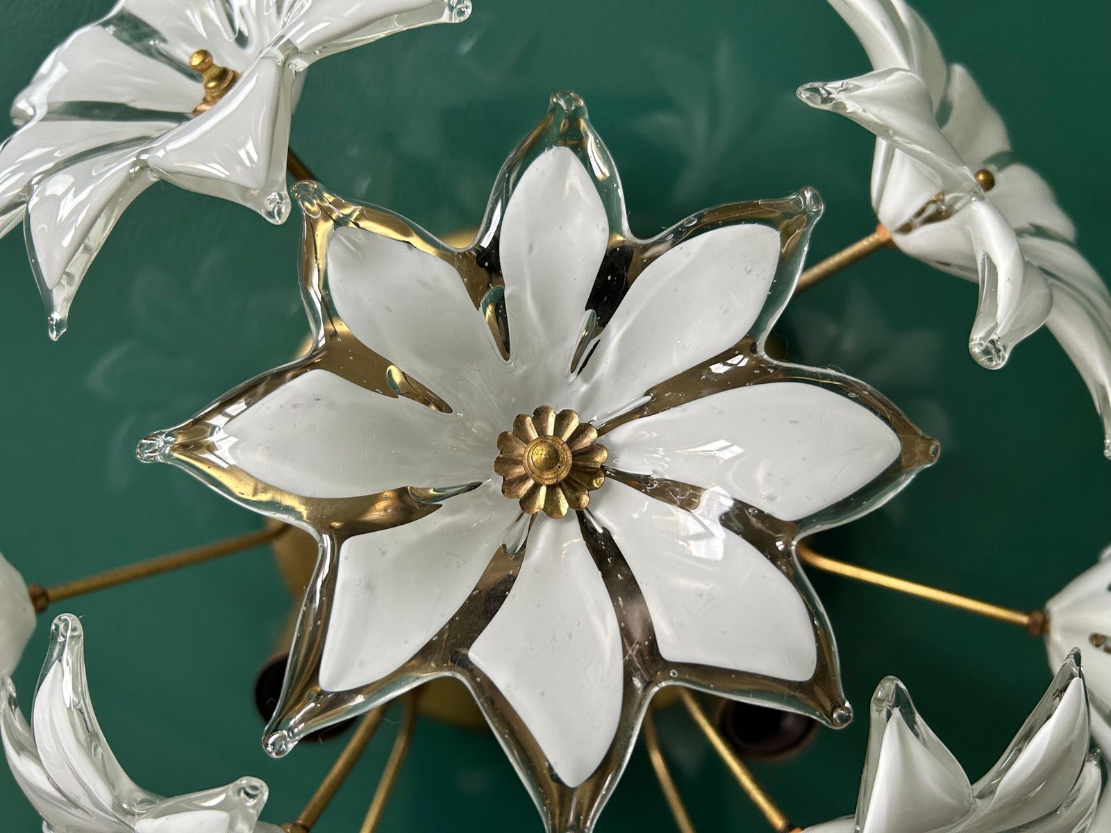 photo furniture Loves Me Loves Me Not, Lovely And Romantic Murano Ceiling Light, 1970's