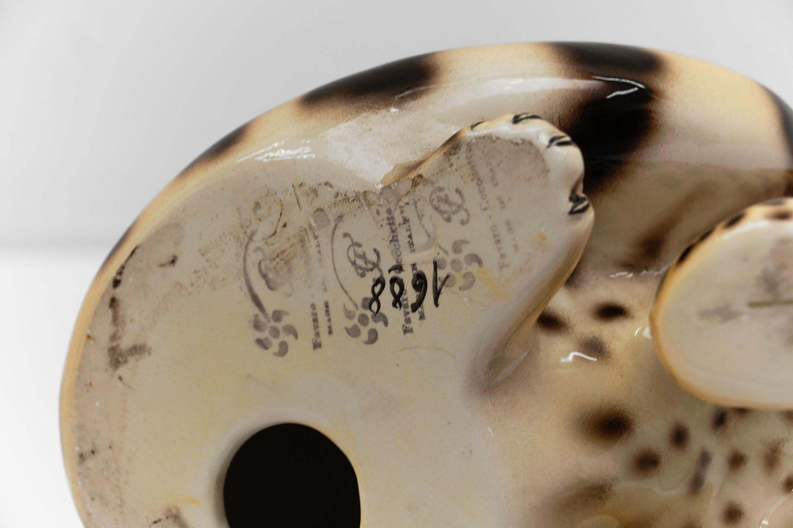 Art Realistic Ceramic Cheetah By Favaro Cecchetto, 1960s Italy photo
