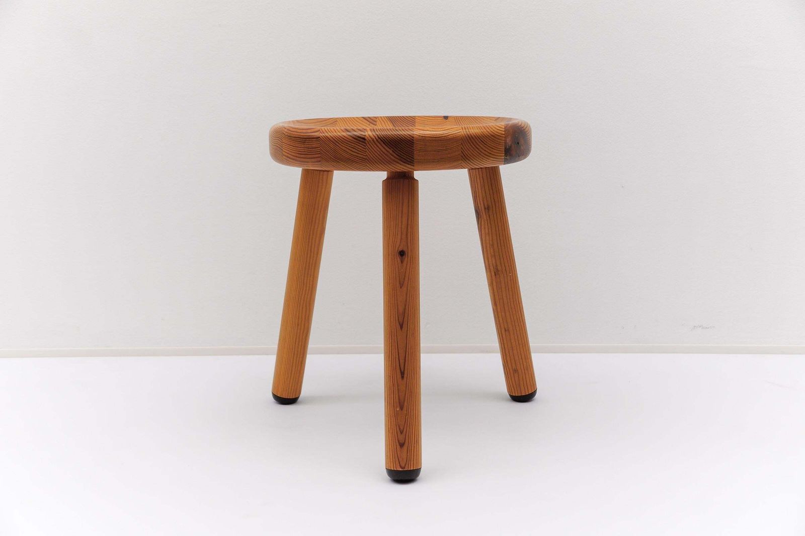 Stool In Bertel Gardberg ‘Sauna’ Style Made Of Pine Wood, Finland, 1960s photo for sale
