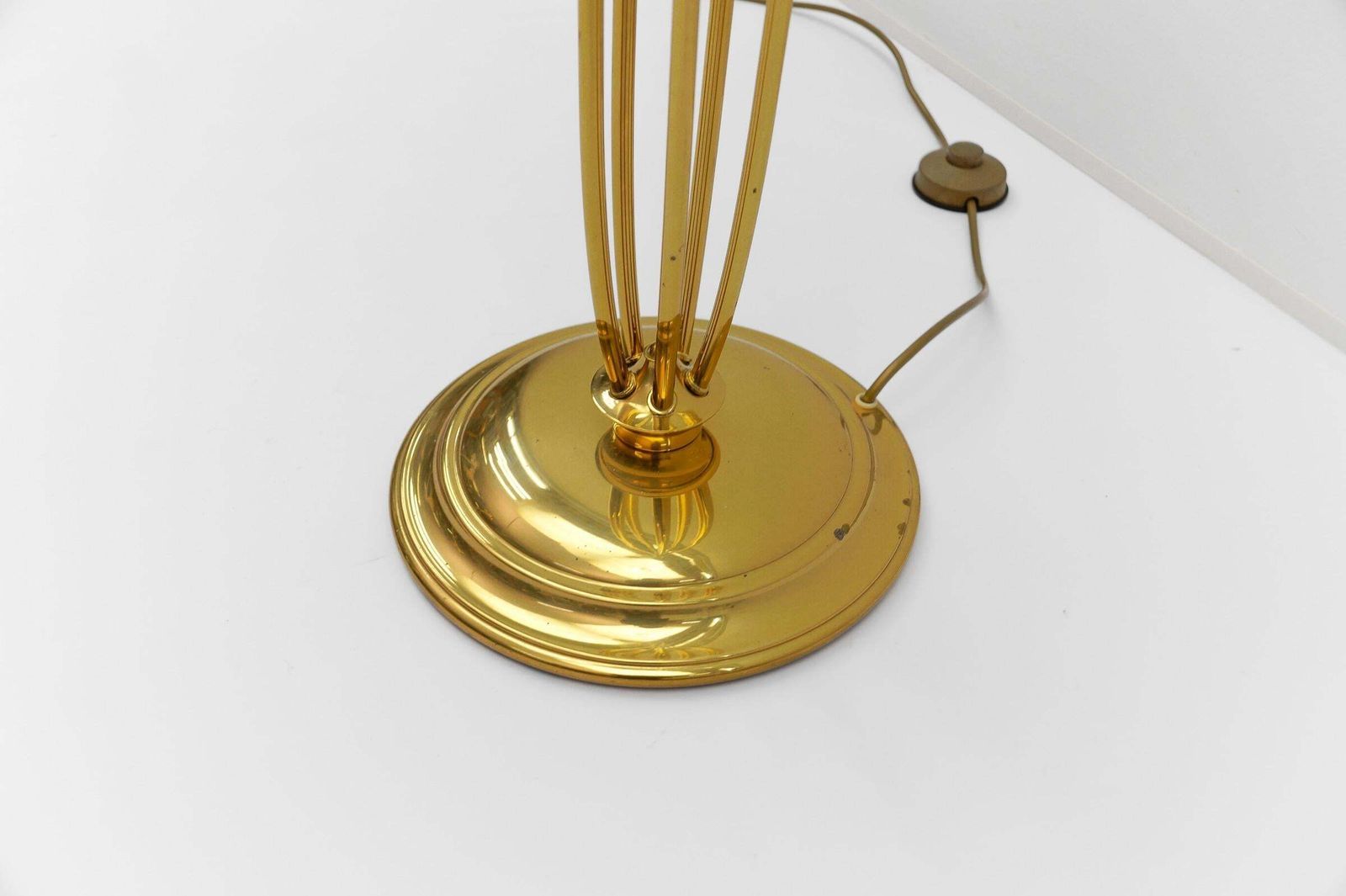 photo for sale Very Rare Mid Century Modern Floor Lamp With Five Glass Shades, 1950s Italy