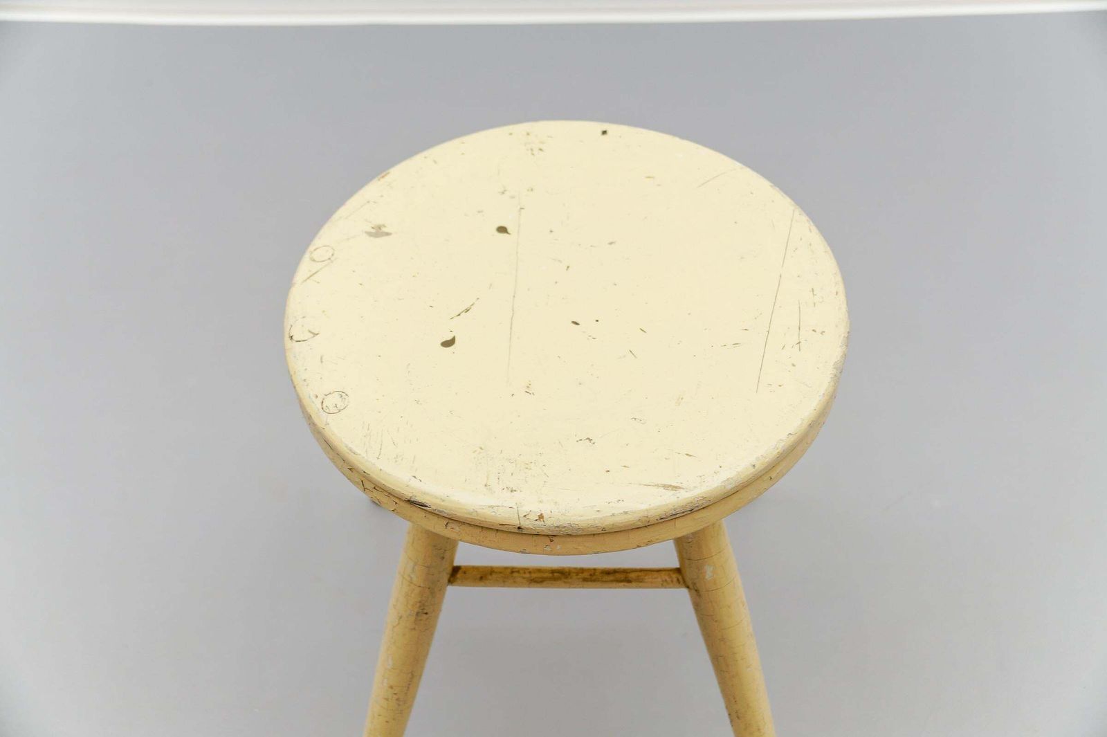 photo for sale Lovely French Art Deco Wooden Working Stool, 1940s