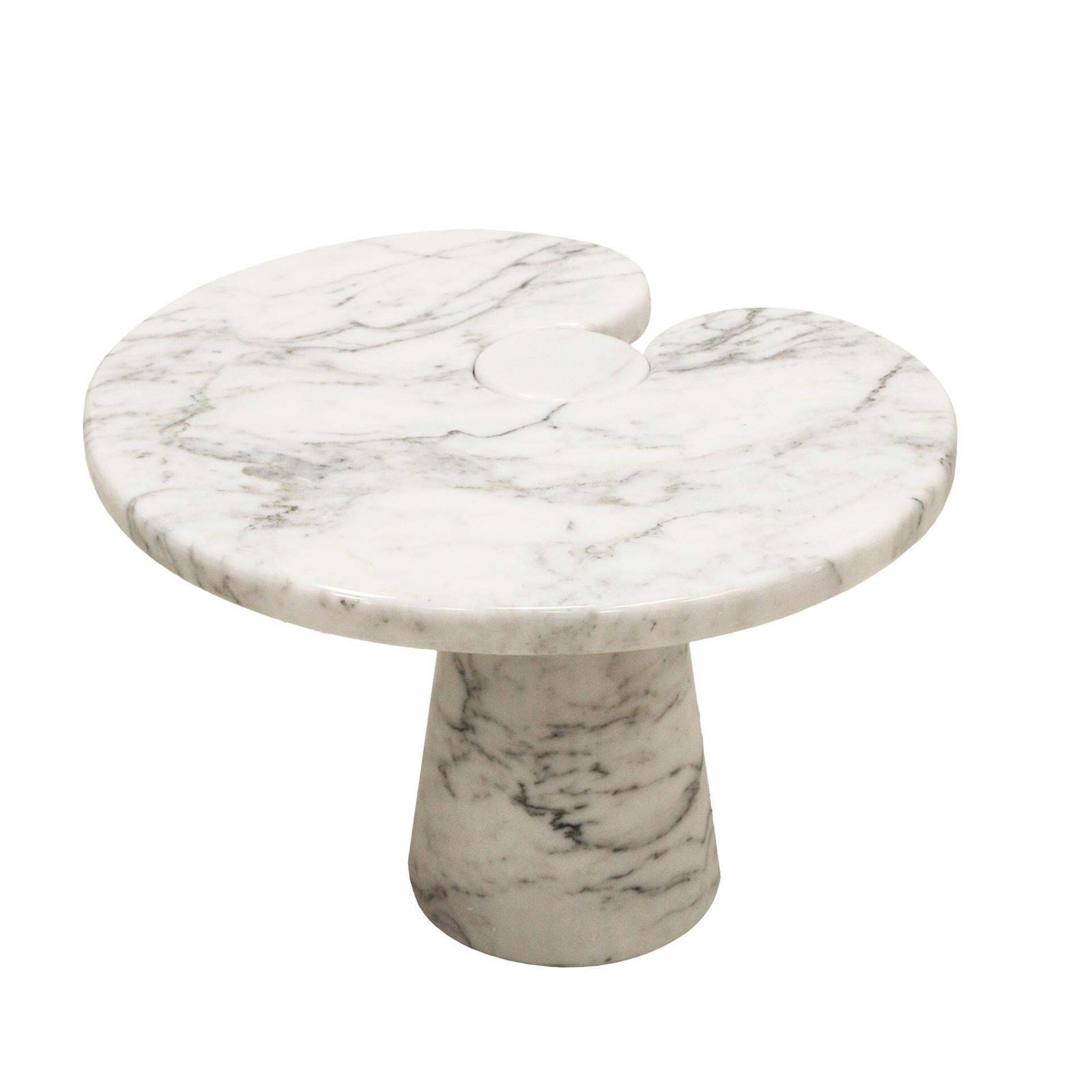 Angelo Mangiarotti Mid Century Eros Italian Side Tables Made Of Marble photo furniture