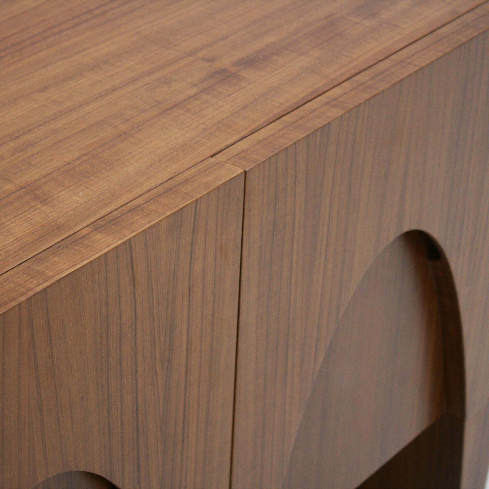 photo for sale Contemporary Modern Teak And Lemongrass Wood Italian Sideboard