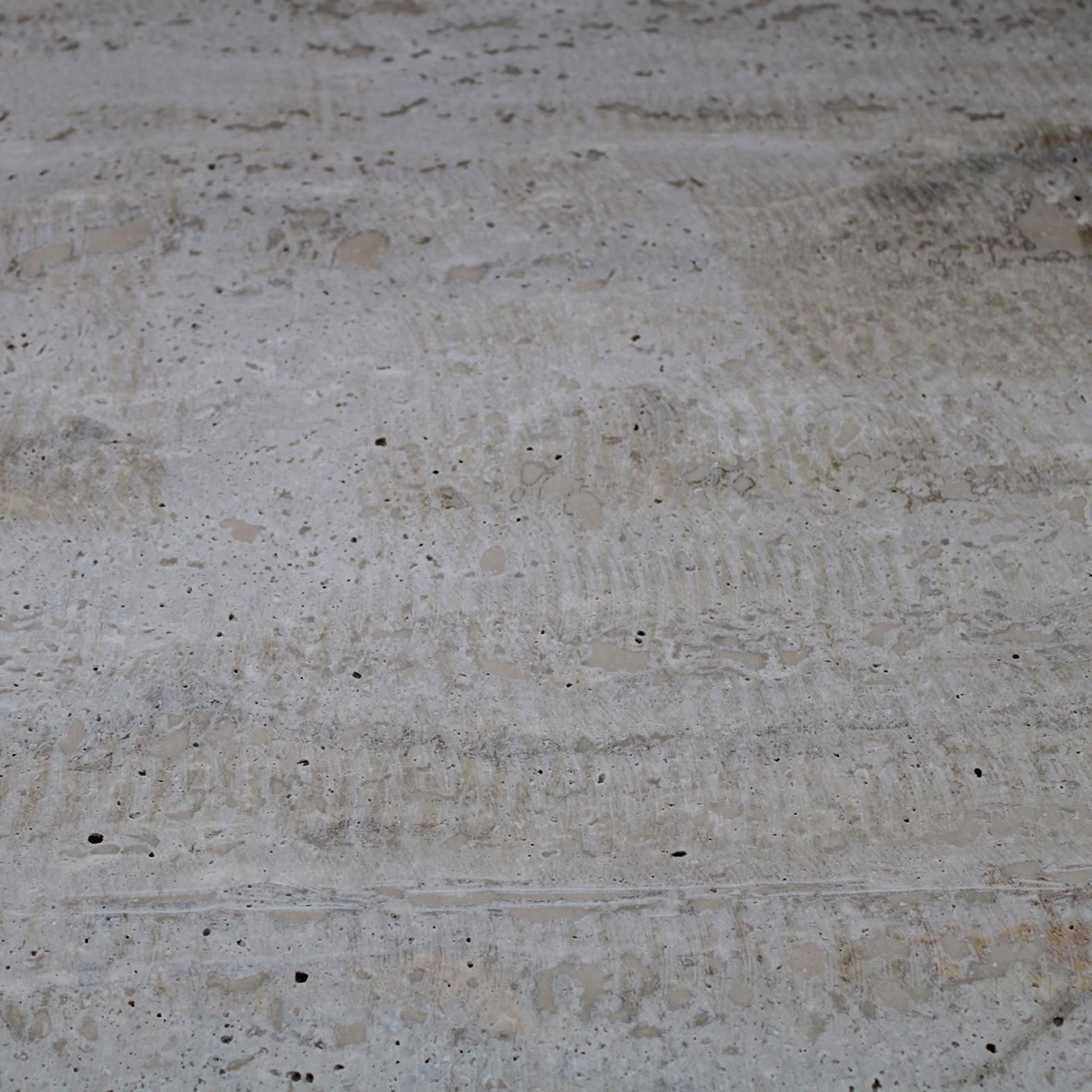 Furniture Italian Oak Wood Sideboard With Travertine Marble Top And Hand Carved Patterns photo