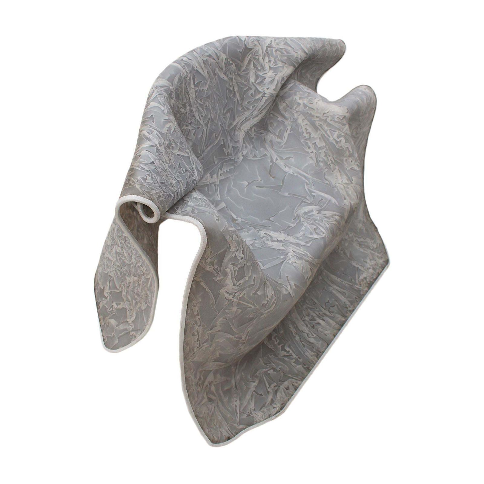 Sculptural Organic Grey Chair Made Of Fiberglass, Italy, 1980s photo furniture