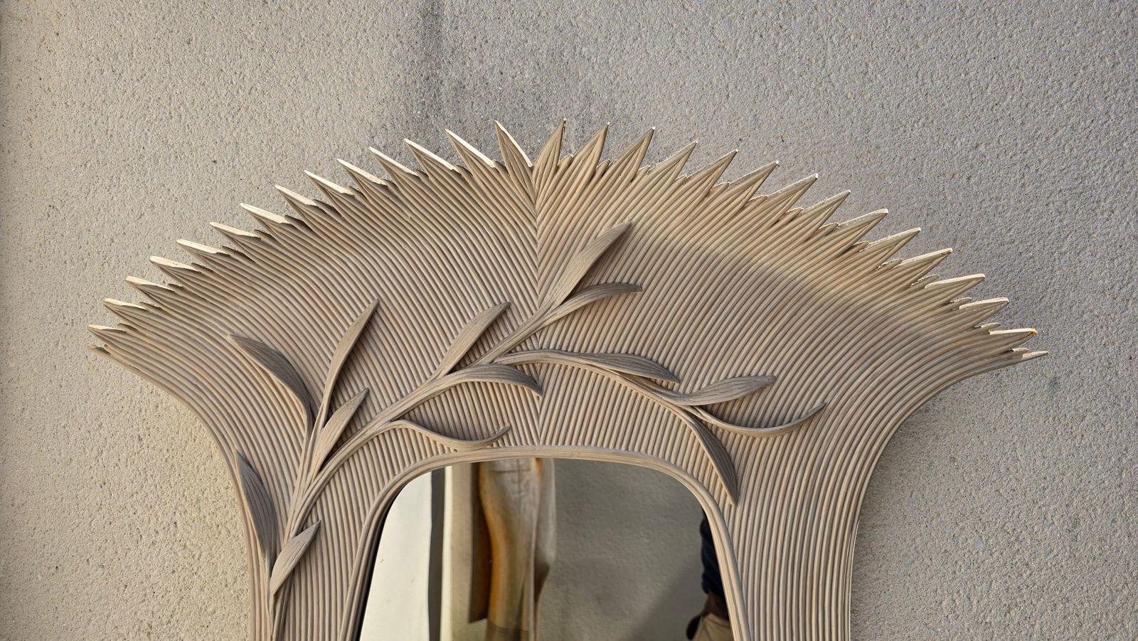 Unique Sculptural Mirror By Betty Cobonpue – “Sculptura” Collection photo vintage